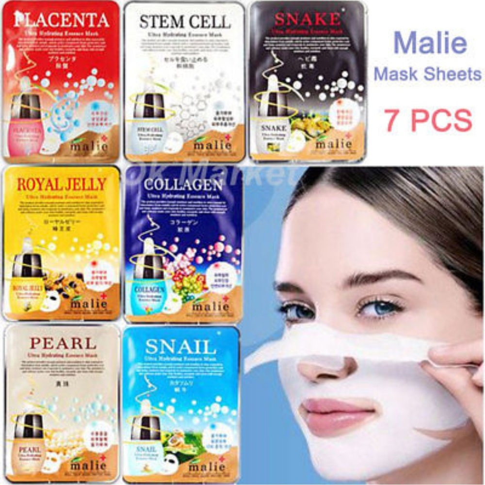 !DEAL OF DAY! 7 Pcs Facial Mask Sheet Pack Face